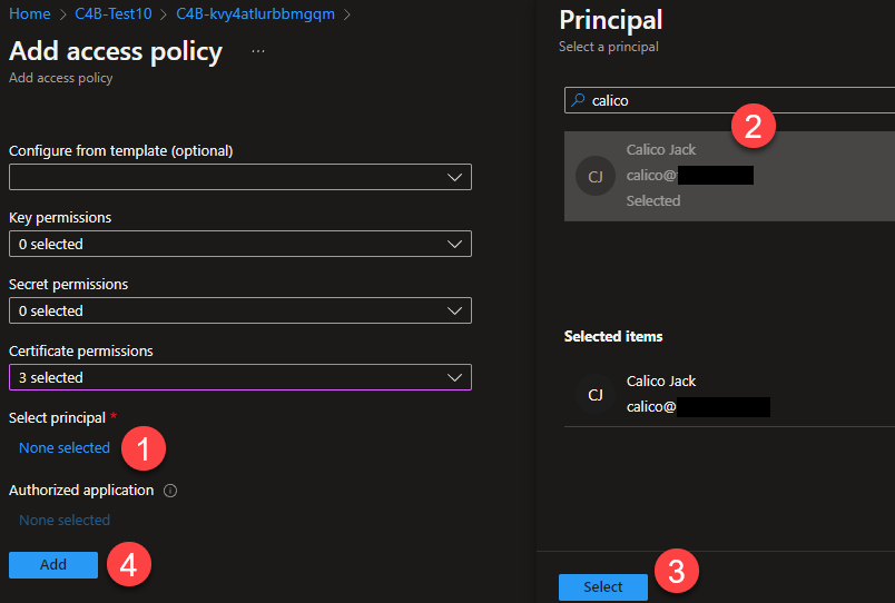 Add Principal